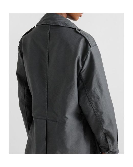 Prada Black Old Cotton Safari Jacket