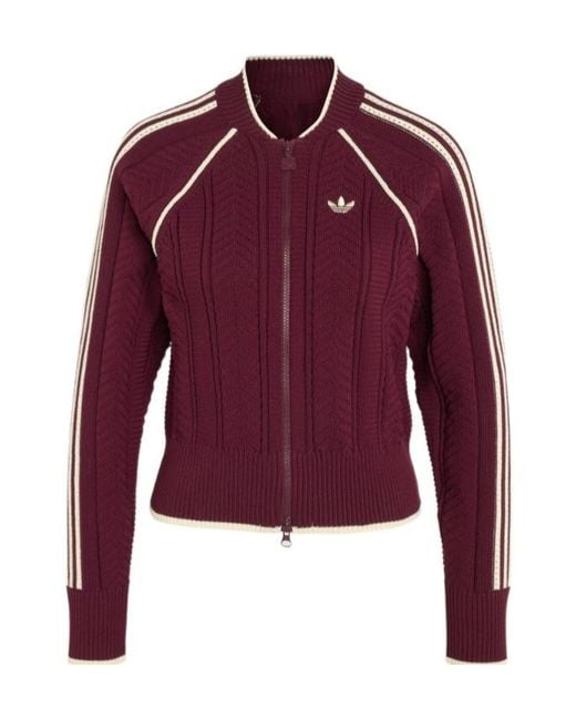 Adidas Red Sst Track Top