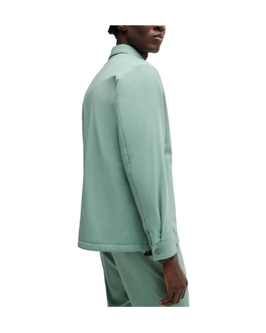 Boss Green Solid Casual Jacket for men