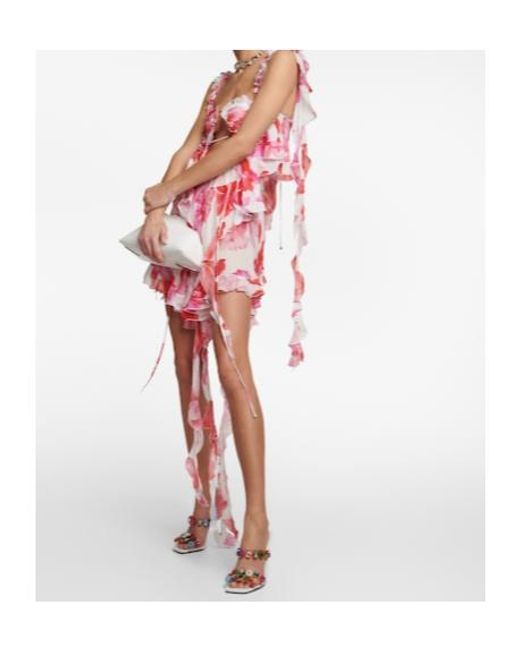 The Attico White Nanci Embellished Pvc Sandals