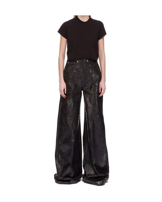 Rick Owens Black Dirt Cooper Trousers