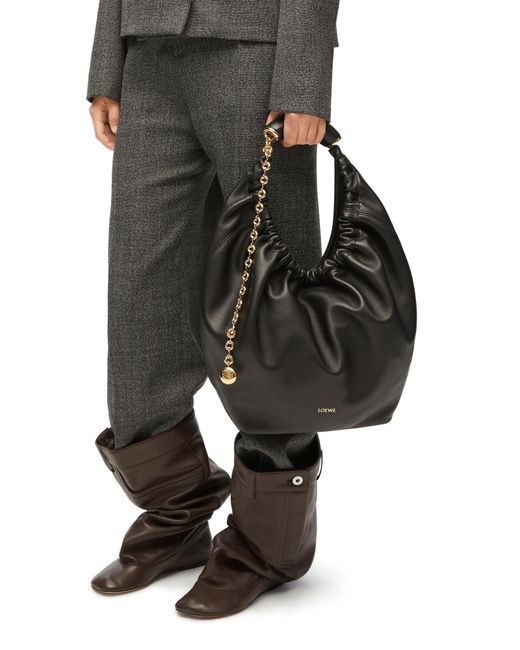 Loewe Black Squeeze Medium Shoulder Bag