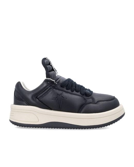 CONVERSE X DRKSHDW Blue Rick Owens Drkshdw Lace-Up Sneakers for men