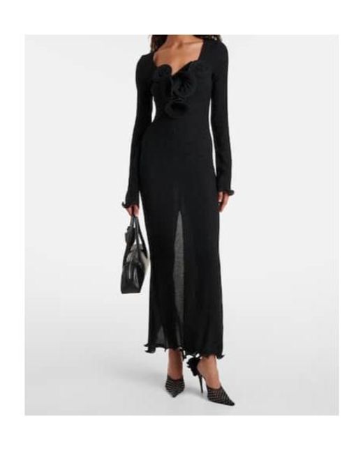 Magda Butrym Black Long-Sleeved Dress