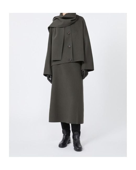 Max Mara Gray 'S Gloria Flared Midi Skirt