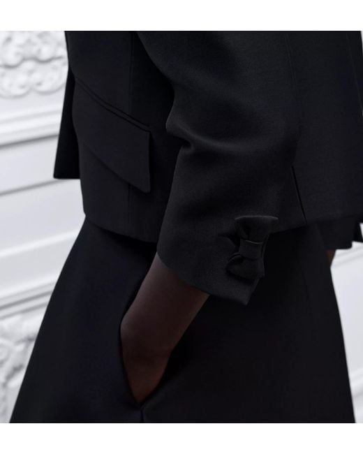 Dior Black Cropped Jacket