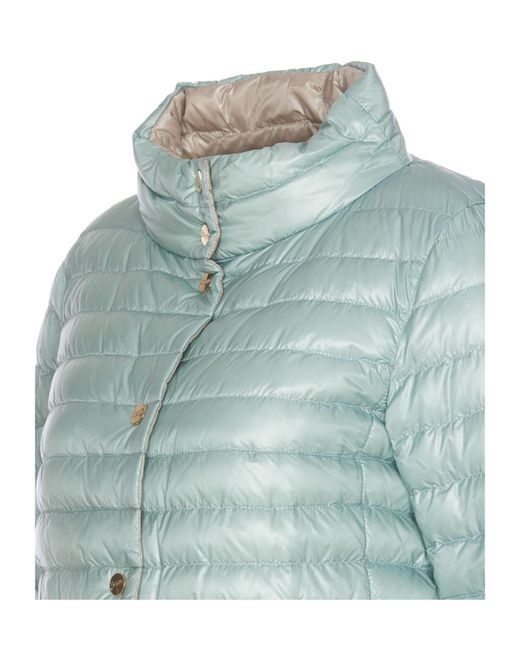 Herno Blue Reversible Light Down Jacket