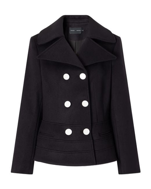 Proenza Schouler Black Wool-Blend Jacket