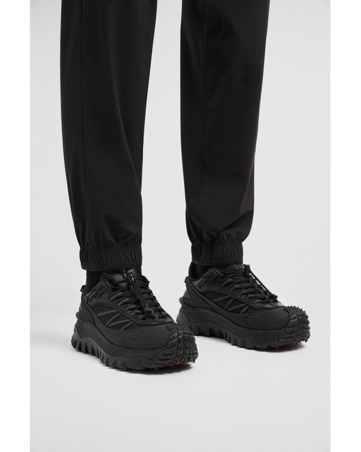 Moncler Black Trailgrip Gtx Lace-Up Sneakers for men