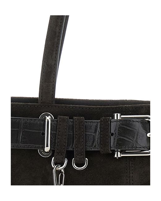 OSOI Black Key Embellished Shoulder Mini Bag