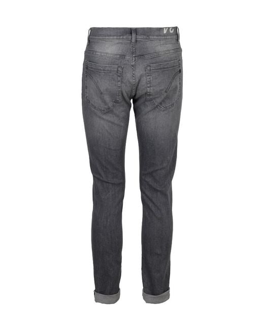 Dondup Gray Slim Fit Jeans for men