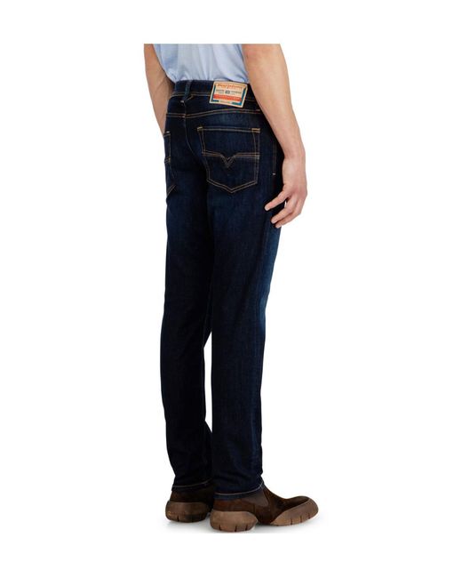 DIESEL Blue Larkee-Beex Tapered Jeans for men