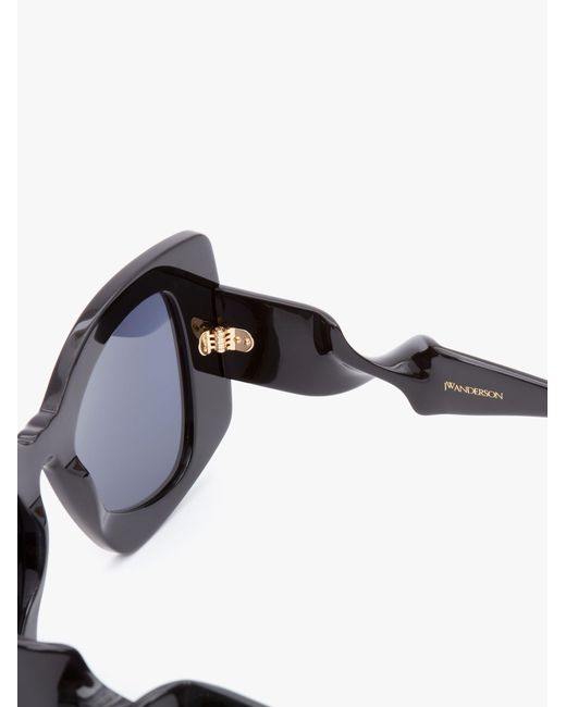 J.W. Anderson Blue Twister Sunglasses