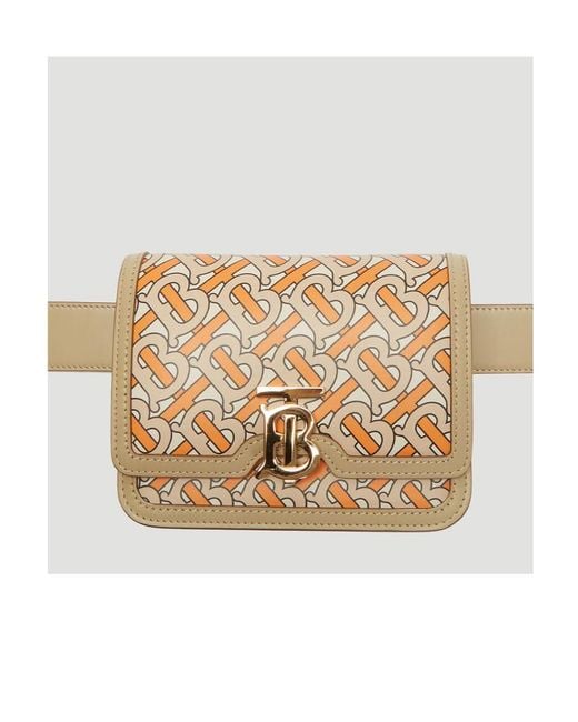 Burberry Brown Monogram Printed Waist Bag
