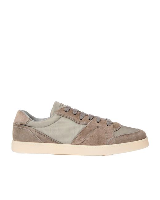 Prada Gray Low-Top Sneakers for men
