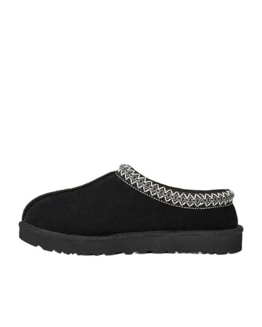 Ugg Gray Tasman Ii Logo Debossed Slippers