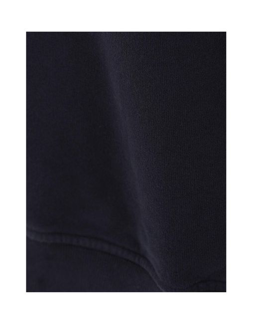 Stone Island Blue Logo Patch Crewneck Sweatshirt for men