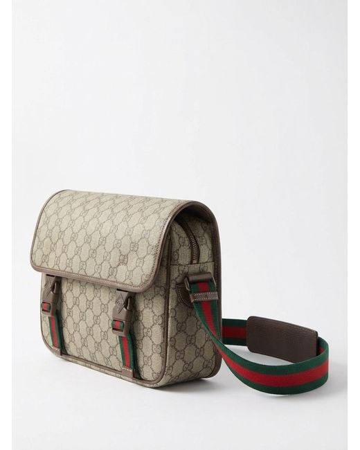 Gucci Natural Gg Supreme Messenger Bag for men