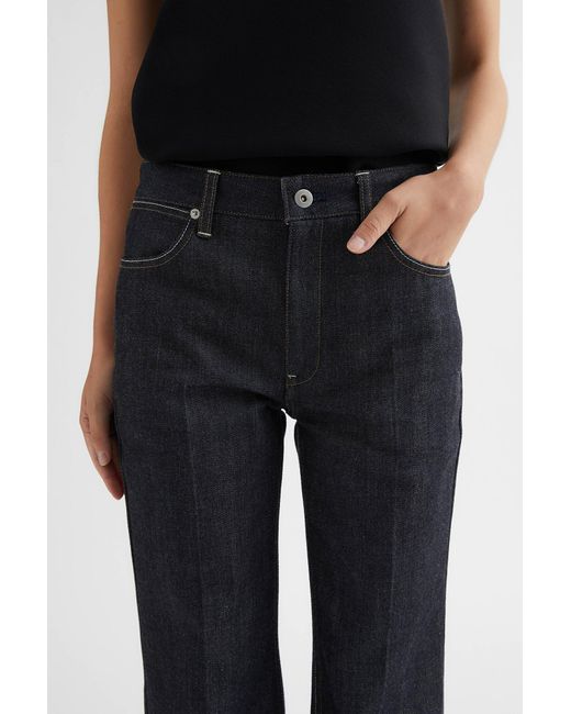 Jil Sander Blue Flared Jeans