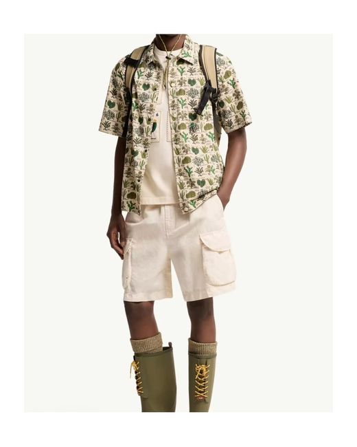 Moncler Multicolor Grenoble Day Namic Botanical Print Shirt for men