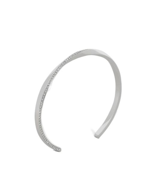 Céline White Torsion Bracelet