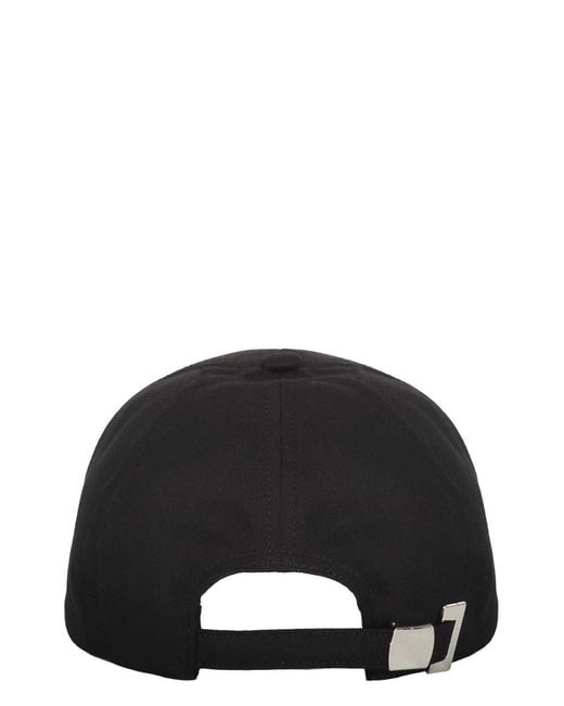 Balmain Black Logo Baseball Hat for men
