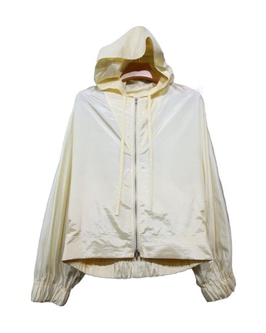 Jil Sander Multicolor Hooded Casual Jacket