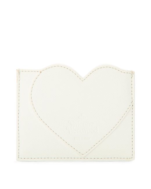 Vivienne Westwood White Minimalist Card Holder