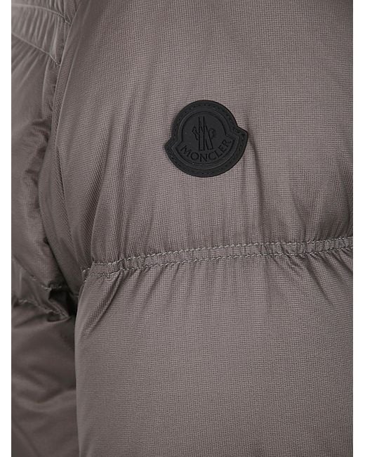 Moncler Brown Vioz Quilted Logo Jacket for men