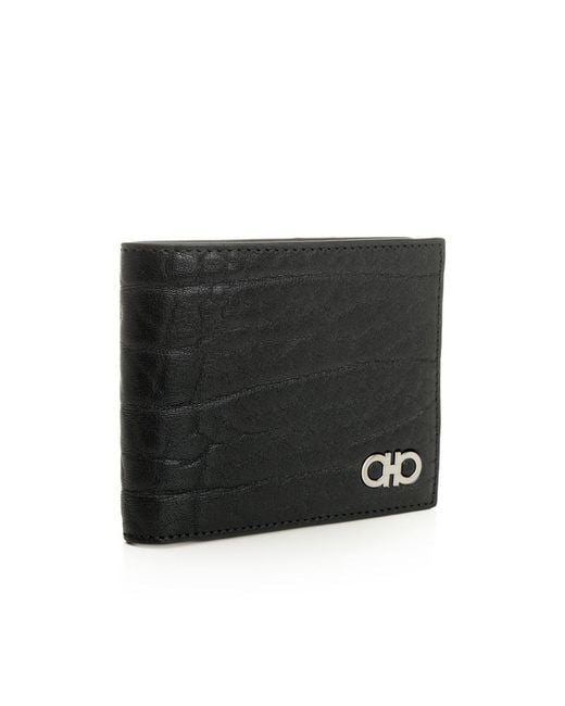 Ferragamo Black Bifold Wallet for men