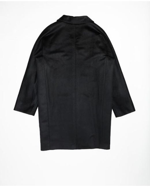 Max Mara Black Lapel Coat