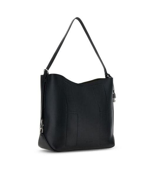 Hogan Black Medium Hocket Hobo Bag