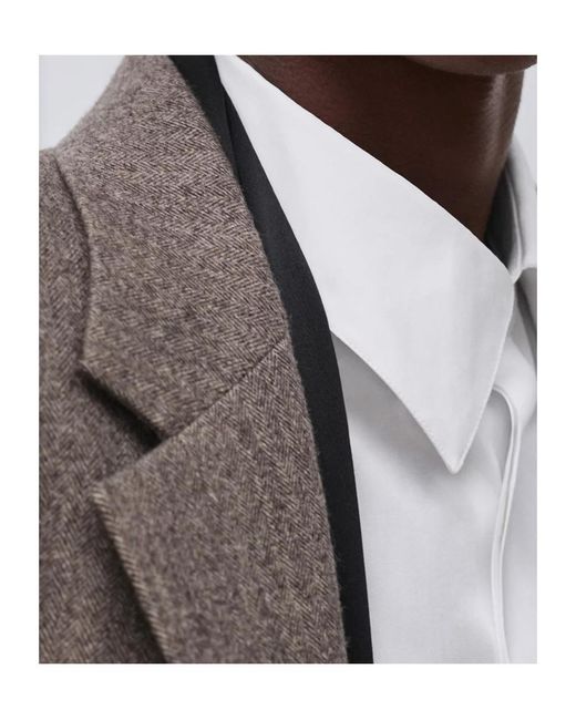 Dior Brown Single-Breasted Jacket for men