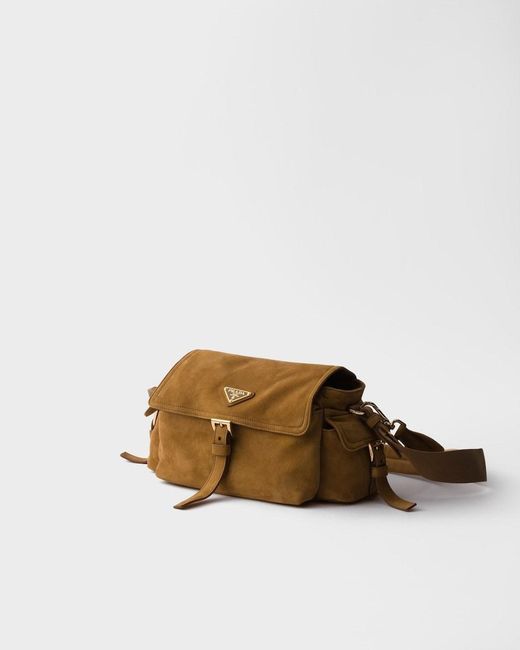 Prada Brown Explore Medium Shoulder Bag