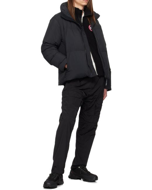 Canada Goose Black Lawrence Zip-Up Padded Parka for men