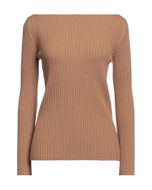 Chloé Brown Pockets Jumpers