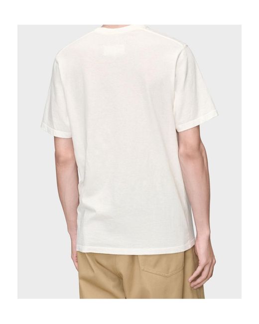 Maison Margiela White Taped Jersey T-Shirt for men