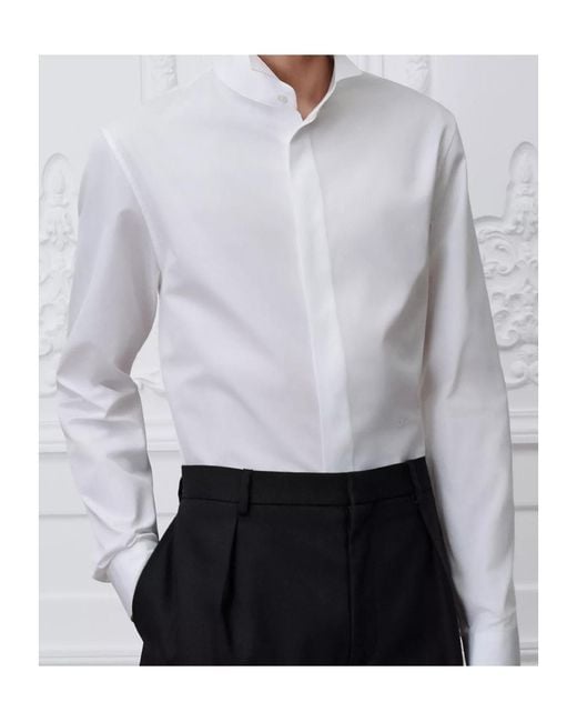 Dior White Chemise De Smoking for men