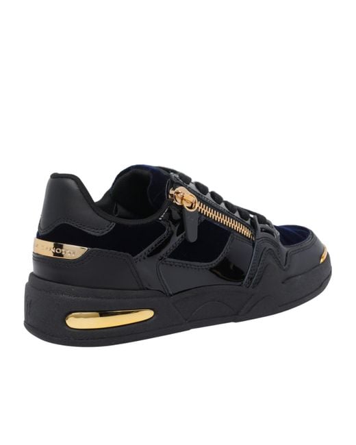 Giuseppe Zanotti Black Gz-Ghost Lace-Up Sneakers for men