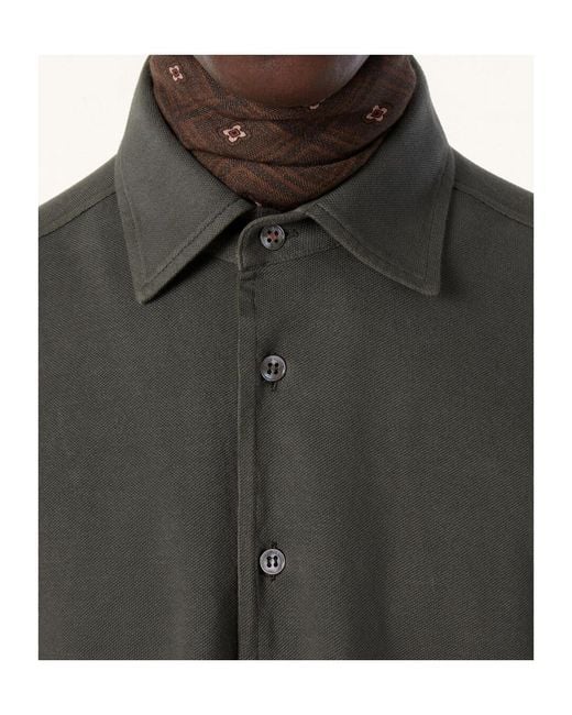 Loro Piana Green Brenna Polo Shirt for men
