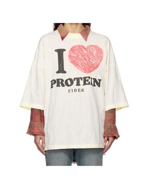 Doublet White Steak Compression T-Shirt