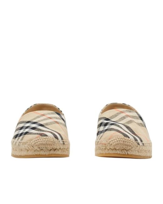 Burberry Natural Check Mews Espadrilles