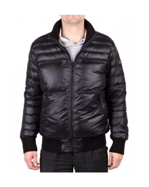 Iceberg Black Long-Sleeved Down Jacket for men