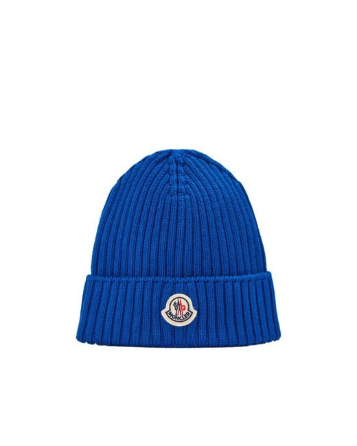 Moncler Blue Logo Patch Hat