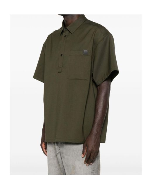 DARKPARK Green Alex Short Sleeved Polo Shirt for men
