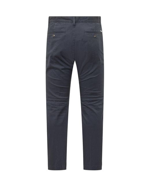 DSquared² Blue Straight Leg Pants for men