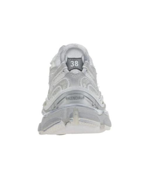 Balenciaga Gray Runner 2.0 Lace-Up Sneakers