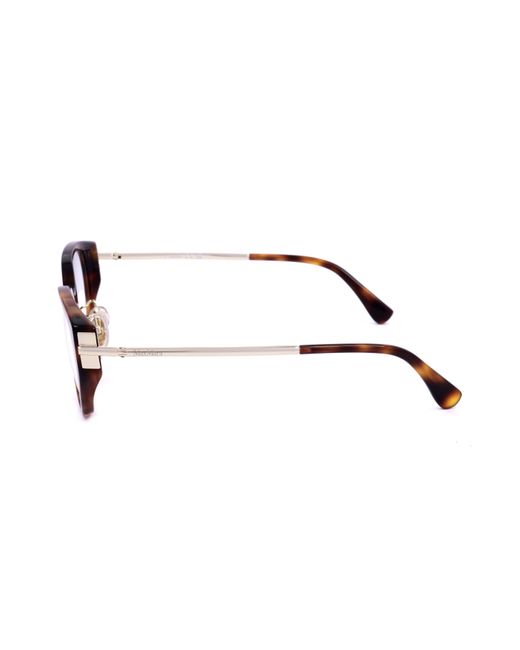Max Mara White Cat-Eye Frame Glasses