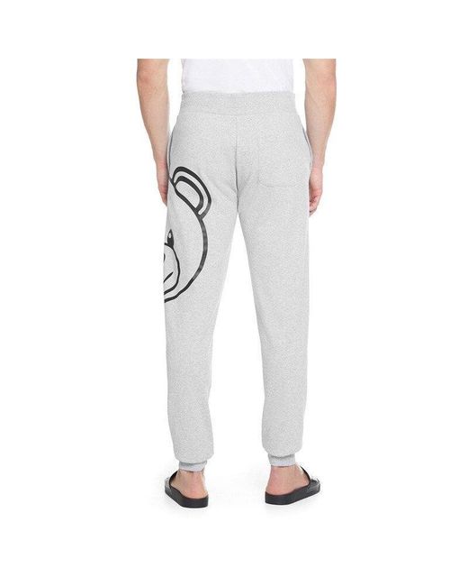 Moschino Multicolor Logo Details Sweatpants for men
