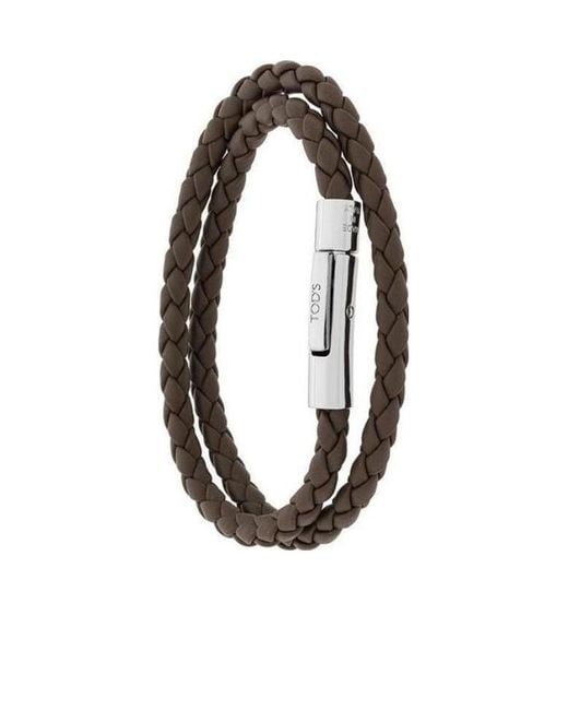 Tod's White Mycolors Woven Bracelet for men